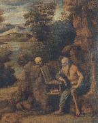CIMA da Conegliano St. Jerome in the wilderness oil on canvas